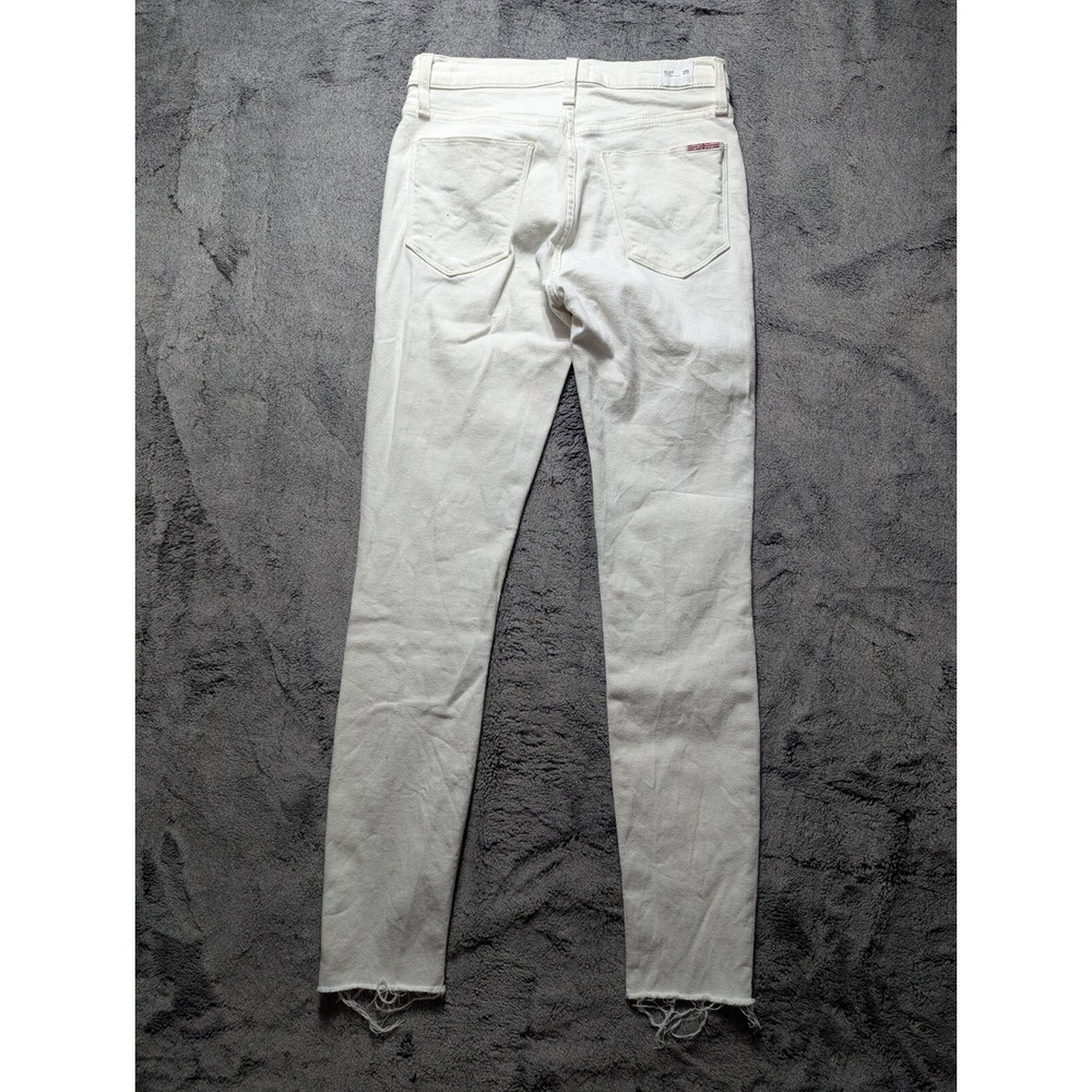 Hudson Blair High Rise Super Skinny Ankle Jeans Women's Size 25 White - Picture 11 of 14